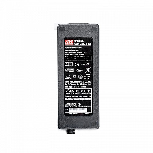 GSM120B24-R7B MEANWELL 120 Вт 24 В постоянного тока 5 А 115/230 В переменного тока, надежный, экологичный медицинский адаптер переменного тока