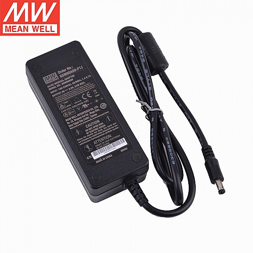 GSM60A09-P1J MEANWELL 54 Вт 9 В постоянного тока 6 А 115/230 В переменного тока, надежный, экологичный медицинский адаптер переменного тока