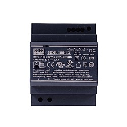 HDR-100-12 MEANWELL 85,2 Вт 12 В постоянного тока 7,1 А 115/230 В переменного тока Ультратонкий ступенчатый блок питания на DIN-рейку