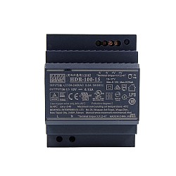 HDR-100-15 MEANWELL 92 Вт 15 В постоянного тока 6,13 А 115/230 В переменного тока Ультратонкий ступенчатый блок питания на DIN-рейку