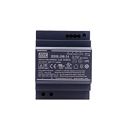 Распродажа в Китае: сверхтонкий блок питания MEANWELL HDR-100-24 92 Вт, 24 В постоянного тока, 3,83 А, 115/230 В переменного тока, ступенчатая форма, на DIN-рейку