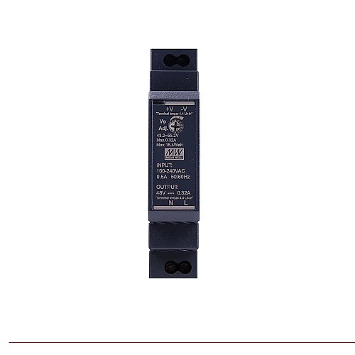HDR-15-48 MEANWELL 15,4 Вт 48 В постоянного тока 0,32 А 115/230 В переменного тока Ультратонкий ступенчатый блок питания на DIN-рейку