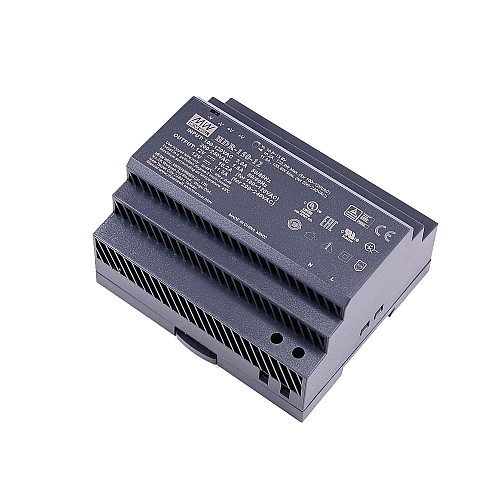 HDR-150-12 MEANWELL 12 В постоянного тока 10,2 А 122,4 Вт 115 В переменного тока/11,3 А 135,6 230 В переменного тока Ультратонкий ступенчатый блок питания на DIN-рейку