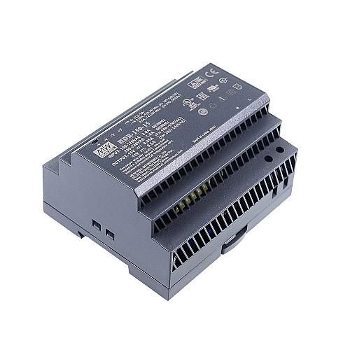 HDR-150-15 MEANWELL 15 В постоянного тока 8,55 А 128,3 Вт 115 В переменного тока/9,5 А 142,5 Вт 230 В переменного тока Ультратонкий ступенчатый блок питания на DIN-рейку