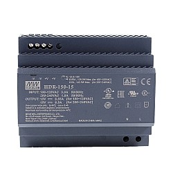 HDR-150-15 MEANWELL 15 В постоянного тока 8,55 А 128,3 Вт 115 В переменного тока/9,5 А 142,5 Вт 230 В переменного тока Ультратонкий ступенчатый блок питания на DIN-рейку