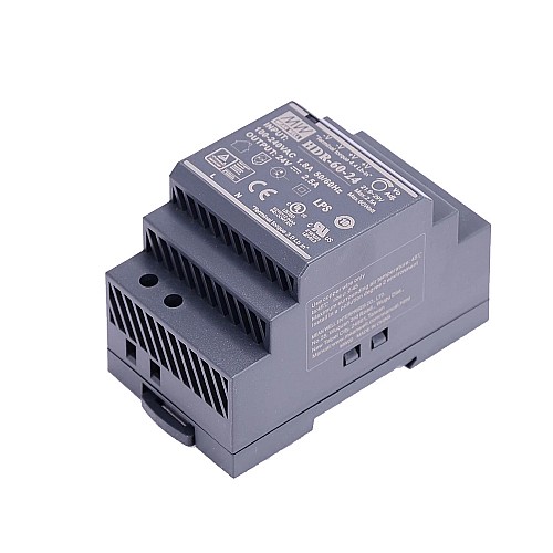 HDR-60-24 MEANWELL 60 Вт 24 В постоянного тока 2,5 А 115/230 В переменного тока Ультратонкий ступенчатый блок питания на DIN-рейку HDR-60-24 MEANWELL 60 Вт 24 В постоянного тока 2,5 А 115/230 В переменного тока Ультратонкий ступенчатый блок питания на DIN-рейку