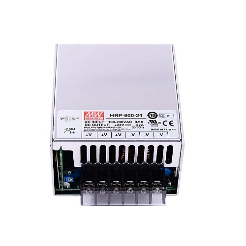 HRP-600-24 MEANWELL 648 Вт 27 А 24 В один выход с функцией коррекции коэффициента мощности HRP-600-24 MEANWELL 648 Вт 27 А 24 В один выход с функцией коррекции коэффициента мощности