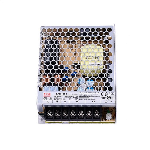 LRS-100-5 MEANWELL 100 Вт 5 В постоянного тока 18 А 115/230 В переменного тока закрытый импульсный источник питания
