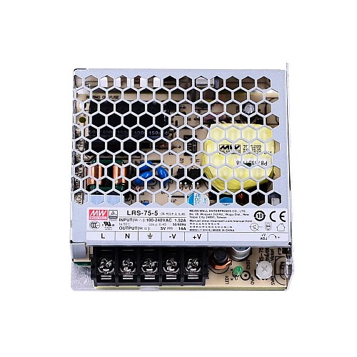LRS-75-5 MEANWELL 70 Вт 5 В постоянного тока 14 А 115/230 В переменного тока закрытый импульсный источник питания