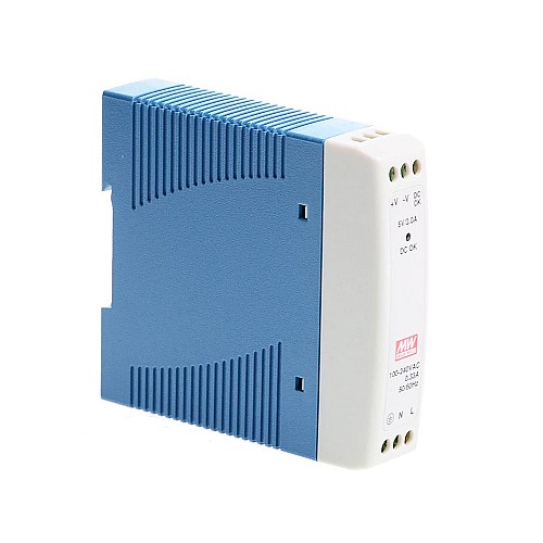 MDR-10-5 MEANWELL 10 Вт 5 В постоянного тока 2 А 115/230 В переменного тока с одним выходом промышленный источник питания на DIN-рейку