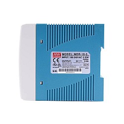 MDR-10-5 MEANWELL 10 Вт 5 В постоянного тока 2 А 115/230 В переменного тока с одним выходом промышленный источник питания на DIN-рейку