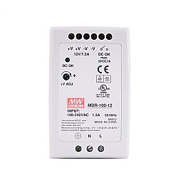 MDR-100-12 MEANWELL 100 Вт 12 В постоянного тока 7,5 А 115/230 В переменного тока блок питания на DIN-рейку