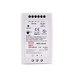 MDR-100-48 MEANWELL 96 Вт 48 В постоянного тока 2 А 115/230 В переменного тока с одним выходом промышленный источник питания на DIN-рейку