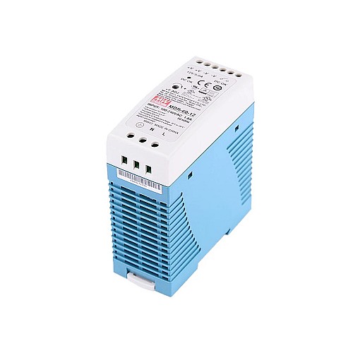MDR-60-12 MEANWELL 60 Вт 12 В постоянного тока 5 А 115/230 В переменного тока блок питания на DIN-рейку