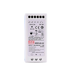 MDR-60-24 MEANWELL 60 Вт 24 В постоянного тока 2,5 А 115/230 В переменного тока блок питания на DIN-рейку