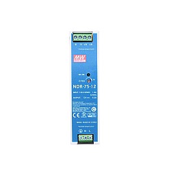 NDR-75-12 MEANWELL 75,6 Вт 12 В постоянного тока 6,3 А 115/230 В переменного тока, один выход, промышленная DIN-рейка