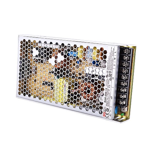 RSP-200-12 MEANWELL 200,4 Вт 12 В постоянного тока 16,7 А 115/230 В переменного тока, один выход с функцией коррекции коэффициента мощности