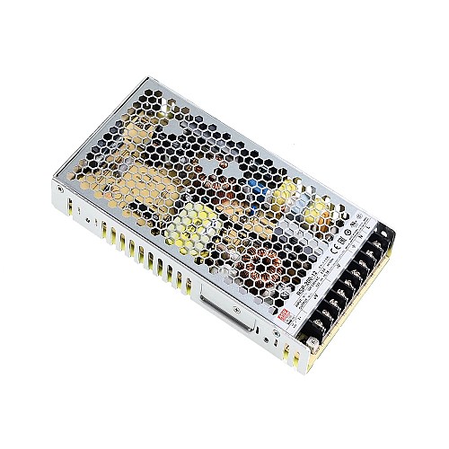 RSP-200-12 MEANWELL 200,4 Вт 12 В постоянного тока 16,7 А 115/230 В переменного тока, один выход с функцией коррекции коэффициента мощности