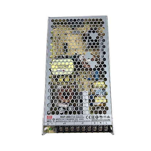 RSP-200-7.5 MEANWELL 200,25 Вт 7,5 В постоянного тока 26,7 А 115/230 В переменного тока, один выход с функцией коррекции коэффициента мощности