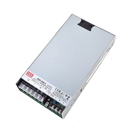 RSP-500-5 MEANWELL 450 Вт 5 В постоянного тока 90 А 115/230 В переменного тока, один выход с функцией коррекции коэффициента мощности