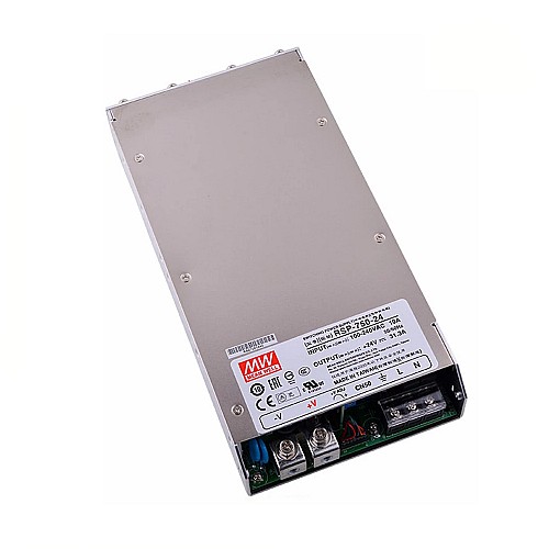 RSP-750-24 MEANWELL 751.2W 24VDC 31.3A 115/230VAC блок питания с одним выходом RSP-750-24 MEANWELL 751.2W 24VDC 31.3A 115/230VAC блок питания с одним выходом
