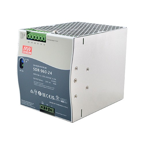 Распродажа в Китае - блок питания MEANWELL SDR-960-24 960 Вт 24 В постоянного тока 40 А 230 В переменного тока с функцией коррекции коэффициента мощности на DIN-рейку