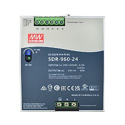 Распродажа в Китае - блок питания MEANWELL SDR-960-24 960 Вт 24 В постоянного тока 40 А 230 В переменного тока с функцией коррекции коэффициента мощности на DIN-рейку