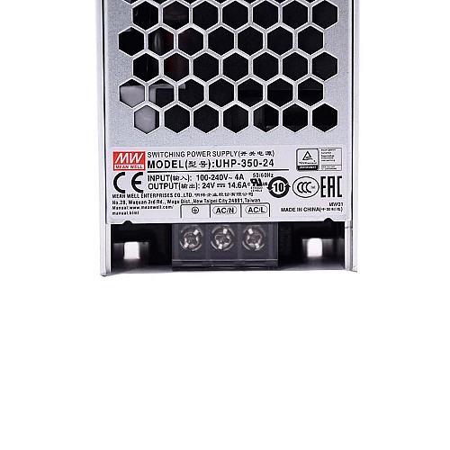 UHP-350-24 MEANWELL 350,4 Вт 24 В постоянного тока 14,6 А 115/230 В переменного тока Тонкий импульсный источник питания с коррекцией коэффициента мощности