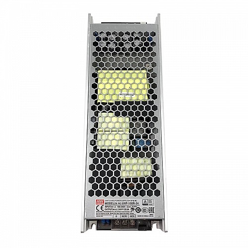 UHP-500R-24 MEANWELL 501,6 Вт 20,9 А 115/230 В переменного тока, тонкий импульсный источник питания с коррекцией коэффициента мощности