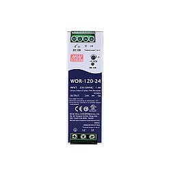 Распродажа в Китае: блок питания MEANWELL WDR-120-24 120 Вт, 24 В постоянного тока, 5 А, 180–550 В переменного тока, на DIN-рейку