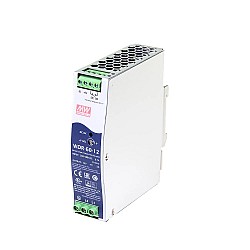 WDR-60-12 MEANWELL 60 Вт 12 В постоянного тока 5 А 230/400 В переменного тока сверхширокий вход промышленный источник питания на DIN-рейку