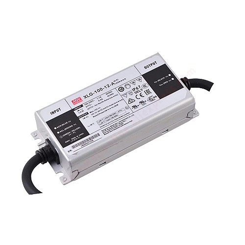 XLG-100-12-A MEANWELL 96 Вт 12 В постоянного тока 8 А 115/230 В переменного тока с режимом постоянной мощности светодиодного драйвера