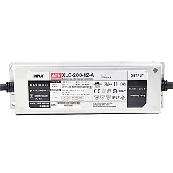 Светодиодный драйвер MEANWELL XLG-200-12-A 192 Вт 12 В постоянного тока 16 А 115/230 В переменного тока с режимом постоянной мощности