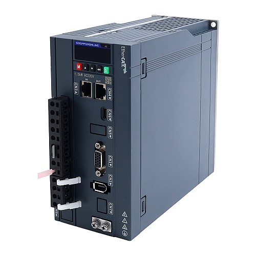 Набор серводвигателей переменного тока A6 серии 1500W EtherCAT 3000rpm 4,78Nm с тормозом 17-битный абсолютный энкодер IP67 - A6-EC1500H2B1-M17 | StepperOnline