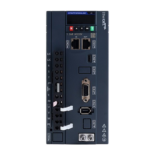 Набор серводвигателей переменного тока A6 серии 1500W EtherCAT 3000rpm 4,78Nm с тормозом 17-битный абсолютный энкодер IP67 - A6-EC1500H2B1-M17 | StepperOnline
