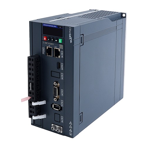 Набор серводвигателей переменного тока A6 серии 2000W EtherCAT 3000rpm 6.37Nm с тормозом 17-битный абсолютный энкодер IP67 - A6-EC2000H3B1-M17 | StepperOnline
