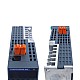 Комплект серводвигателя переменного тока PROFINET серии A6 400Вт STO Safe Torque Off 3000об/мин 1,27Нм с тормозом Абсолютный энкодер 17 бит IP67 - A6-PN400H2B1-M17-STO | StepperOnline