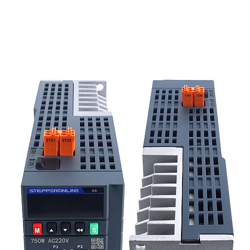 Комплект серводвигателя переменного тока PROFINET серии A6 750Вт STO Safe Torque Off 3000об/мин 2,39Нм Абсолютный энкодер 17 бит IP67 - A6-PN750H2A1-M17-STO | StepperOnline