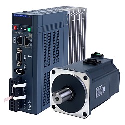 Комплект серводвигателя переменного тока серии A6 750 Вт PROFINET, 3000 об/мин, 2,39 Нм, с тормозом, 17-битный абсолютный энкодер, класс защиты IP67