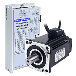 Серводвигатель постоянного тока серии DSY 1000 Вт RS485, 24–70 В постоянного тока, 3,20 Н·м, 3000 об/мин, 17-битный инкрементальный энкодер, класс защиты IP65