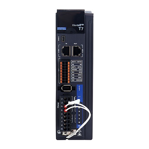 Комплект серводвигателя переменного тока серии T7 EtherCAT 1000 Вт, 3000 об/мин, 3,18 Нм, с тормозом, 23-битный энкодер, IP67