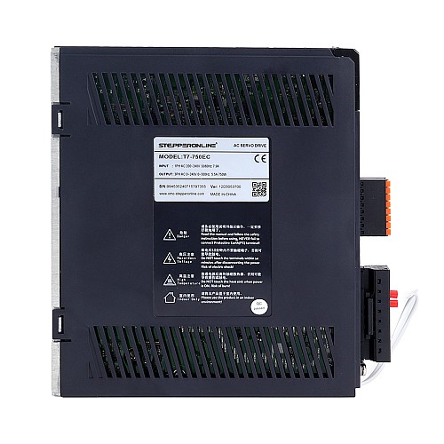 Комплект серводвигателя переменного тока серии T7 EtherCAT 750 Вт, 3000 об/мин, 2,39 Нм, 23-битный энкодер, IP67 Комплект серводвигателя переменного тока серии T7 EtherCAT 750 Вт, 3000 об/мин, 2,39 Нм, 23-битный энкодер, IP67
