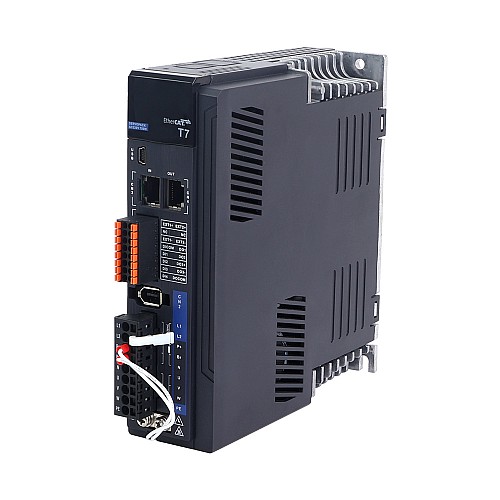 Комплект серводвигателя переменного тока серии T7 EtherCAT 750 Вт, 3000 об/мин, 2,39 Нм, 23-битный энкодер, IP67 Комплект серводвигателя переменного тока серии T7 EtherCAT 750 Вт, 3000 об/мин, 2,39 Нм, 23-битный энкодер, IP67