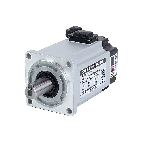 Комплект серводвигателя переменного тока серии T7 EtherCAT 400 Вт, 3000 об/мин, 1,27 Нм, 23-битный энкодер, IP67