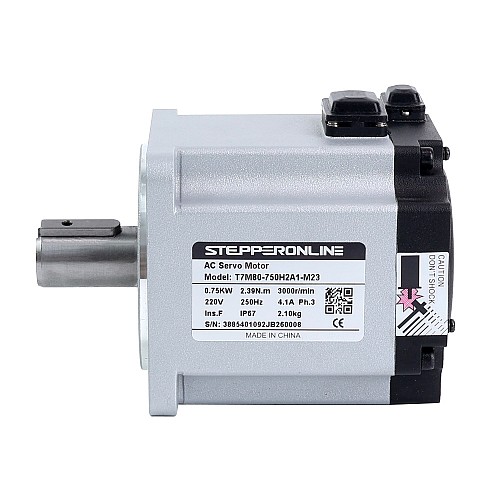 Комплект серводвигателя переменного тока серии T7 EtherCAT 750 Вт, 3000 об/мин, 2,39 Нм, 23-битный энкодер, IP67 Комплект серводвигателя переменного тока серии T7 EtherCAT 750 Вт, 3000 об/мин, 2,39 Нм, 23-битный энкодер, IP67