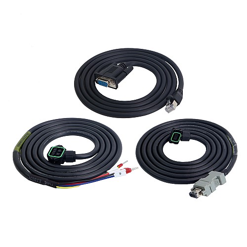 Комплект серводвигателя переменного тока серии T6 мощностью 750 Вт, 3000 об/мин, 2,39 Нм, 23-битный энкодер, класс защиты IP67