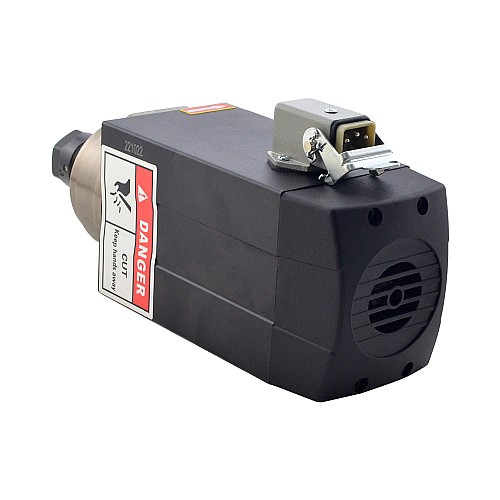 Двигатель квадратного шпинделя с воздушным охлаждением 110 В 1,5 кВт 24000 об/мин 400 Гц ER20 цанговый станок с ЧПУ