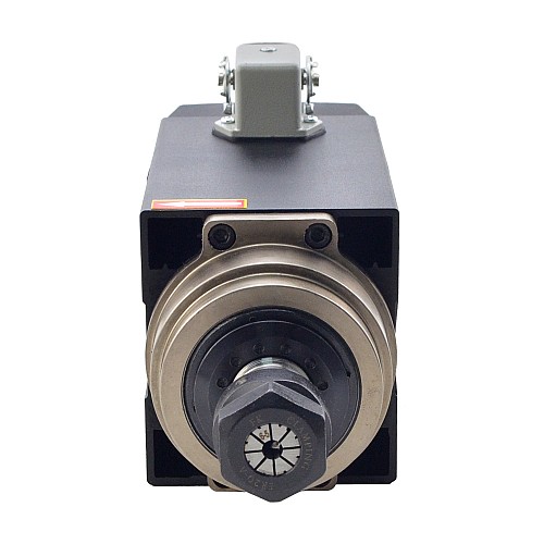 Двигатель квадратного шпинделя с воздушным охлаждением 110 В 1,5 кВт 24000 об/мин 400 Гц ER20 цанговый станок с ЧПУ