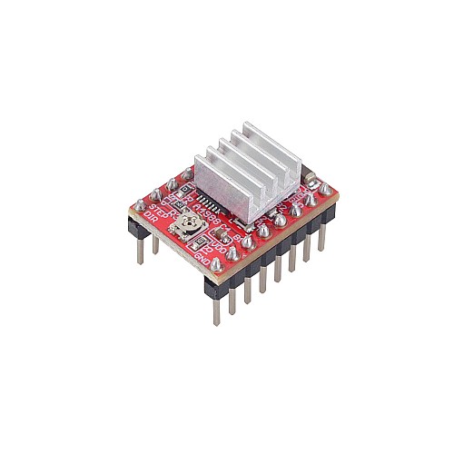 Модуль драйвера шагового двигателя A4988 с радиатором для 3D-принтера Reprap (упаковка из 5 шт.) Модуль драйвера шагового двигателя A4988 с радиатором для 3D-принтера Reprap (упаковка из 5 шт.)