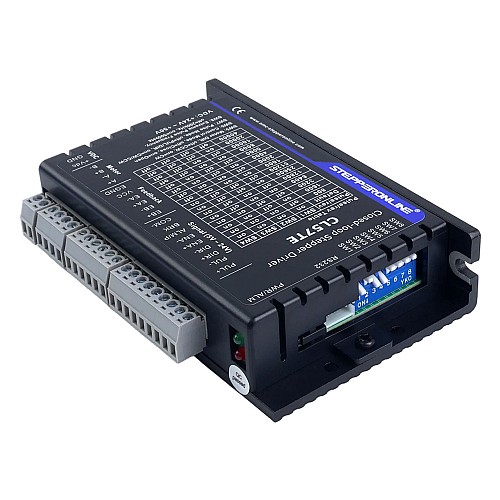 Шаговый драйвер с замкнутым контуром серии TE 0,5-7,0А 24-50В постоянного тока для шаговых двигателей Nema 17, 23, 24 - CL57TE | StepperOnline